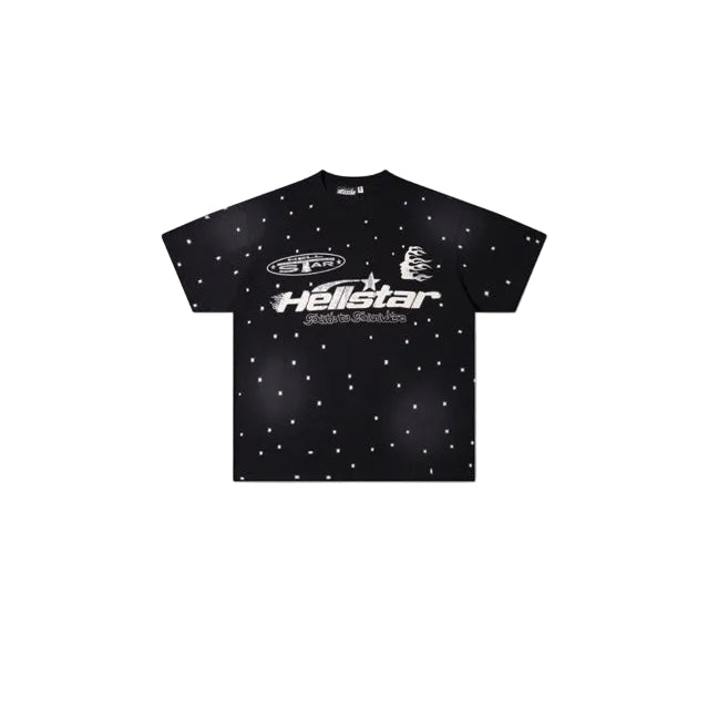Black rhinestone Hellstar set