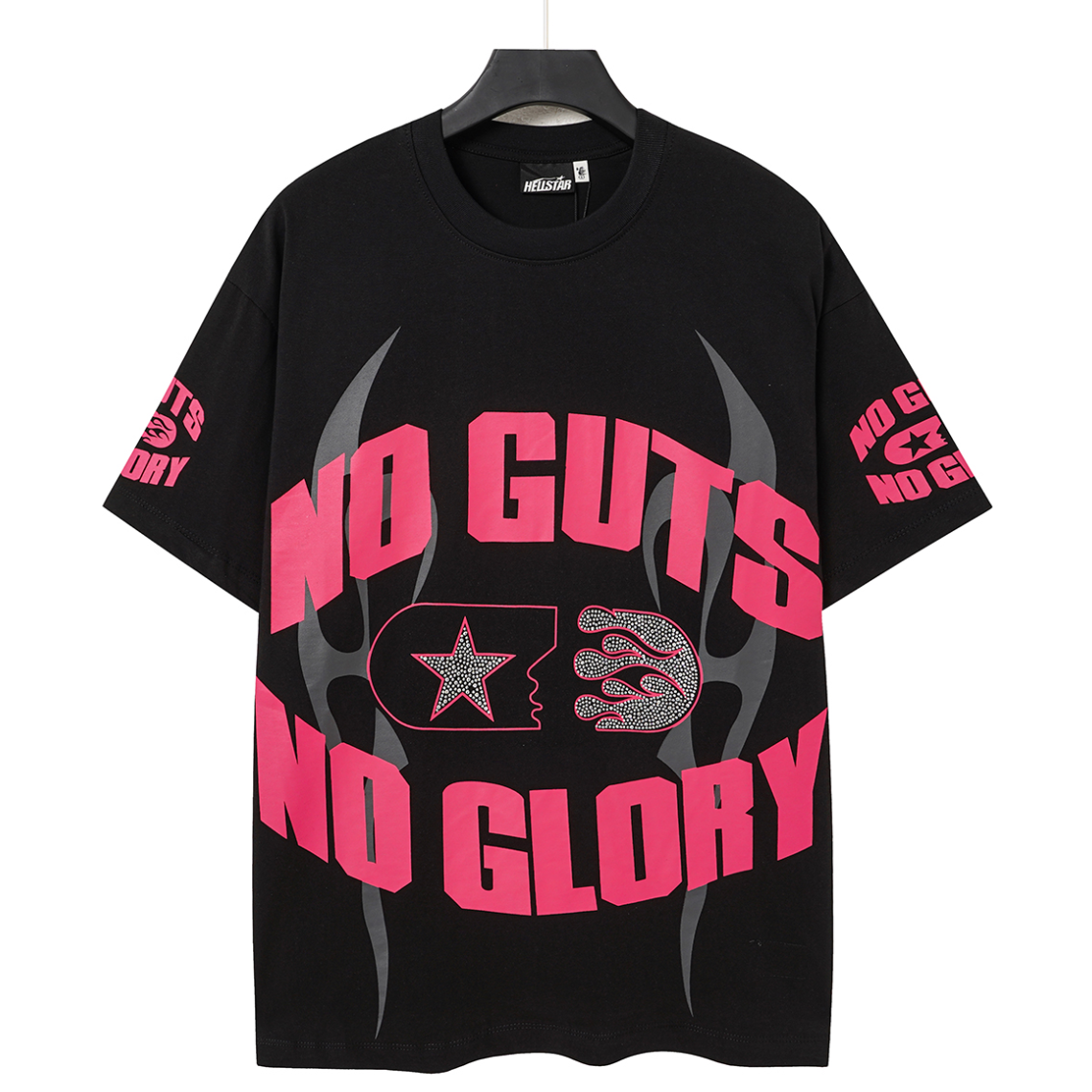 Black/pink NGNG Hellstar tee