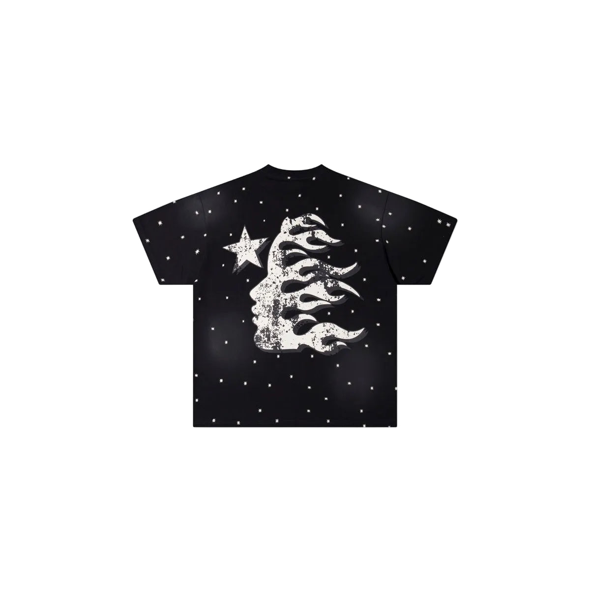 Black rhinestone Hellstar set