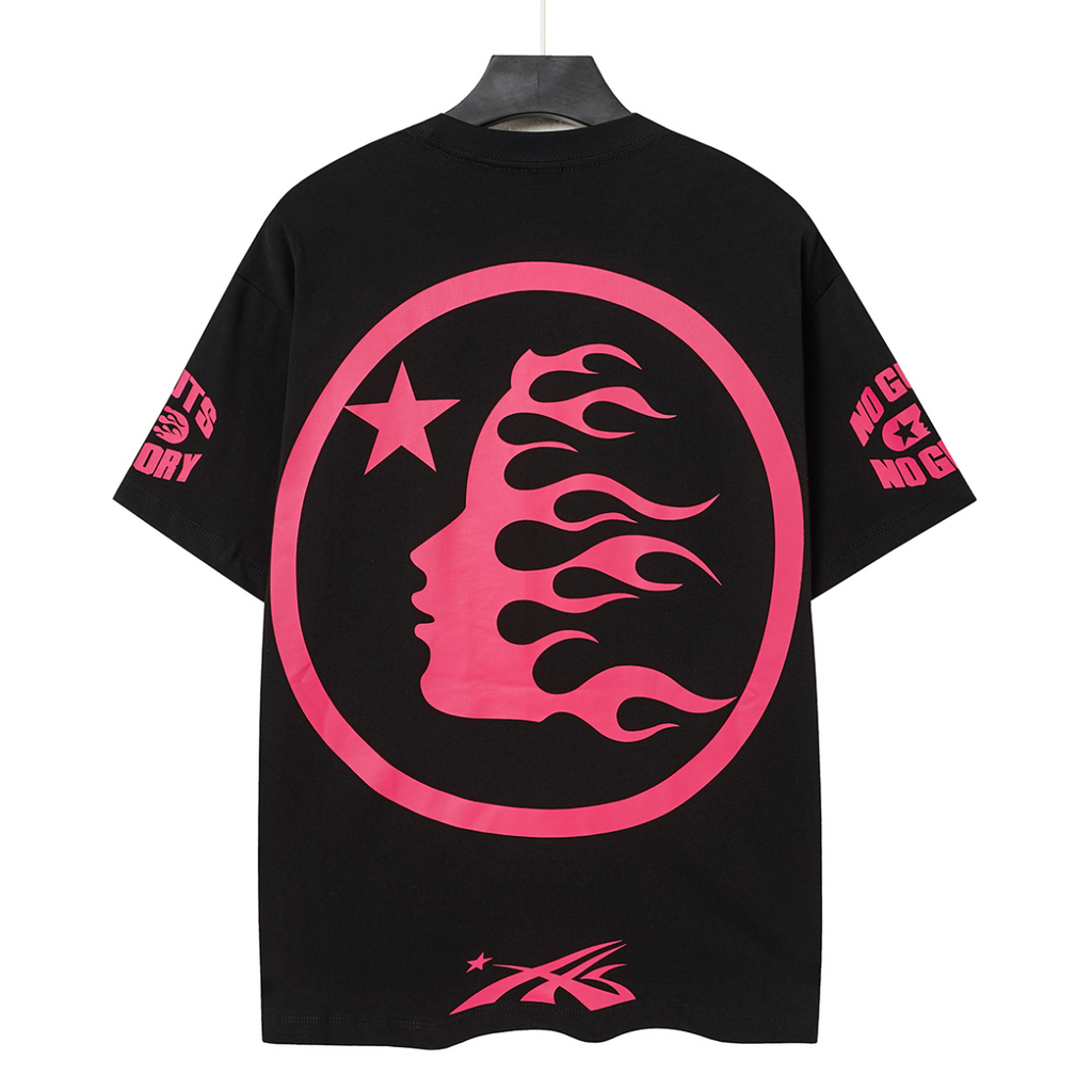 Black/pink NGNG Hellstar tee