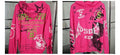 Pink and green graphic spider hoodie