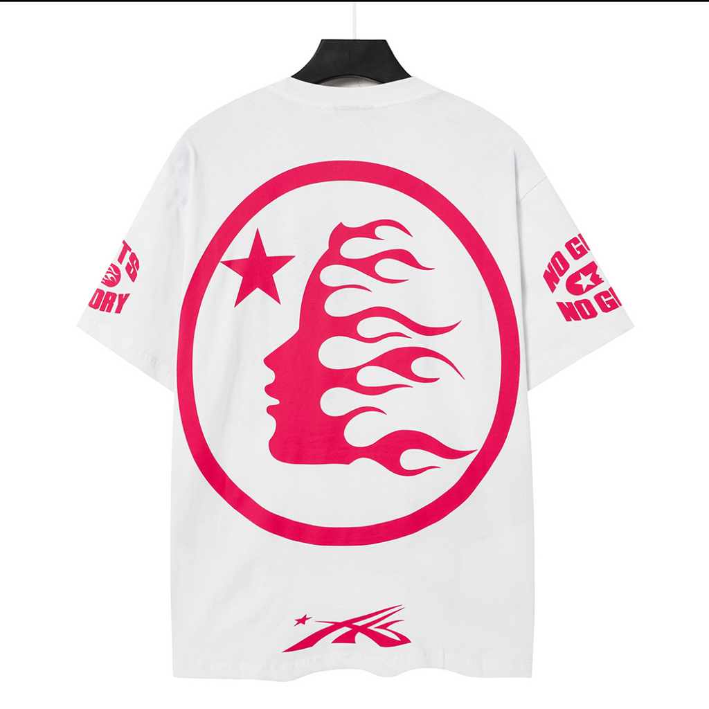 White/Pink NGNG Hellstar tee
