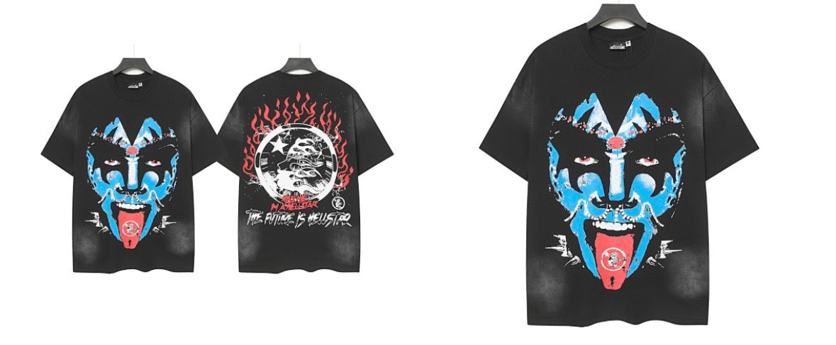 Hellstar black graphic tee