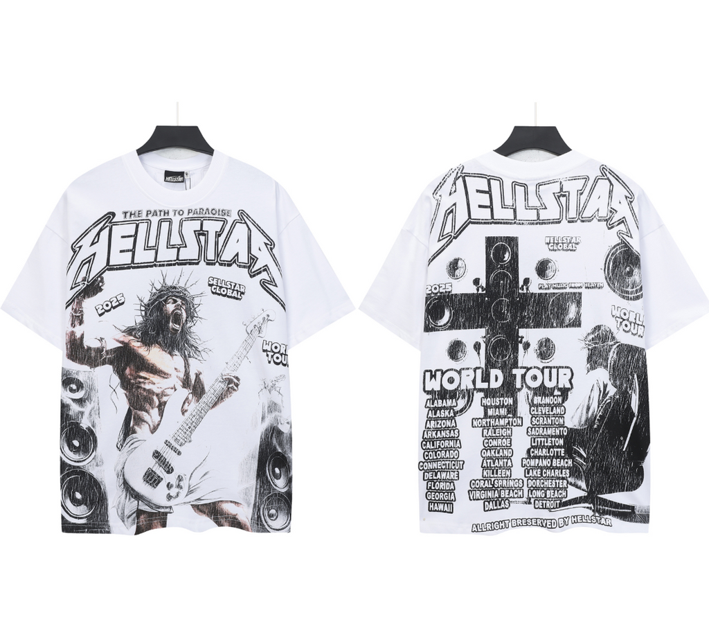 White/Black Hellstar tee