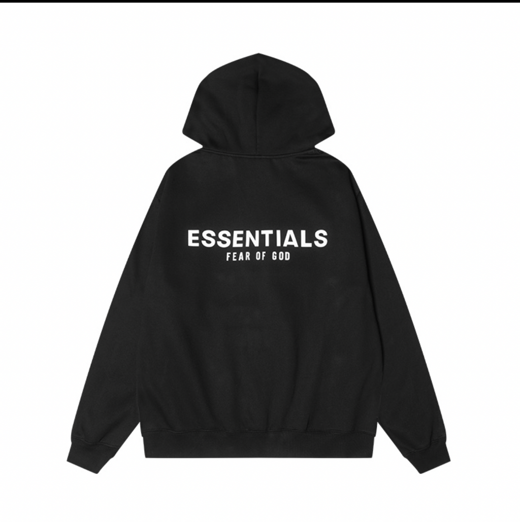 Black Essentials Fear of God hoodie