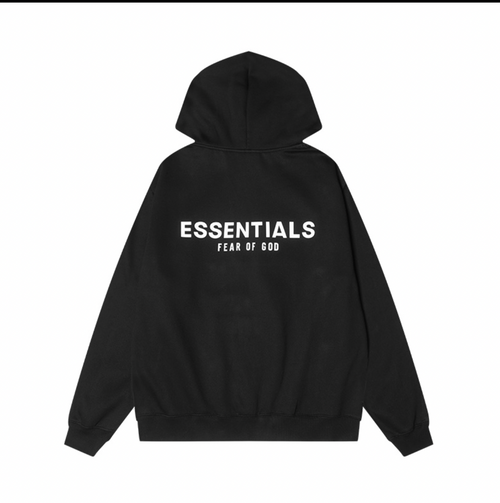 Black Essentials Fear of God hoodie