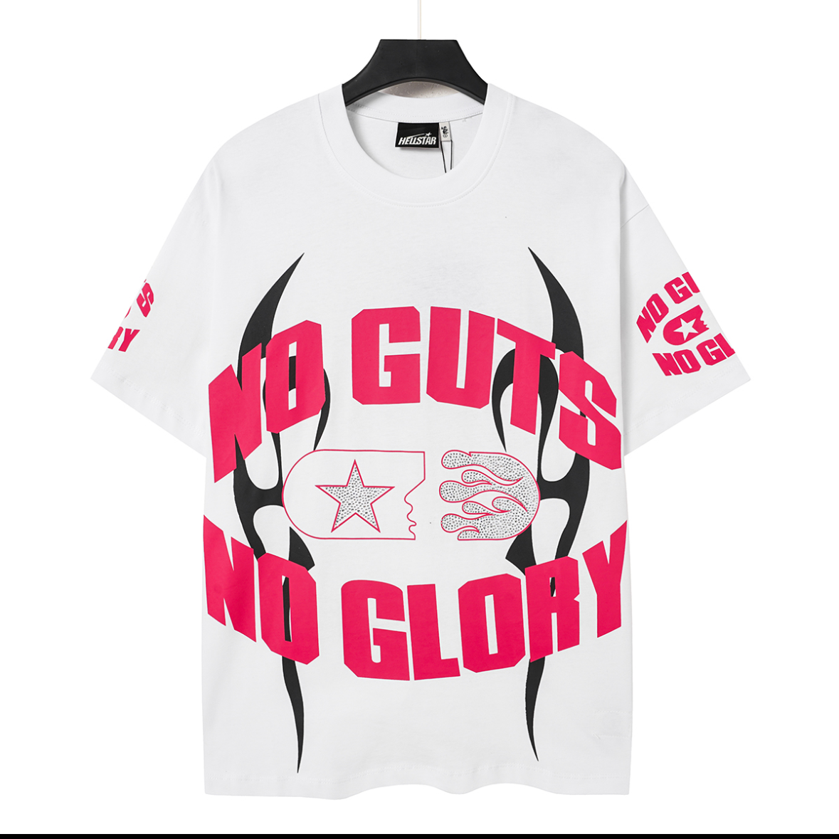 White/Pink NGNG Hellstar tee