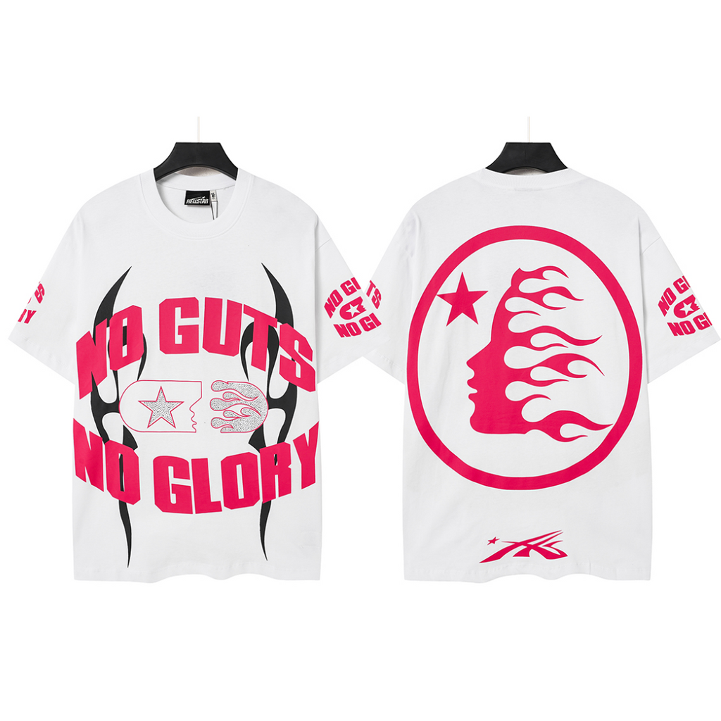White/Pink NGNG Hellstar tee