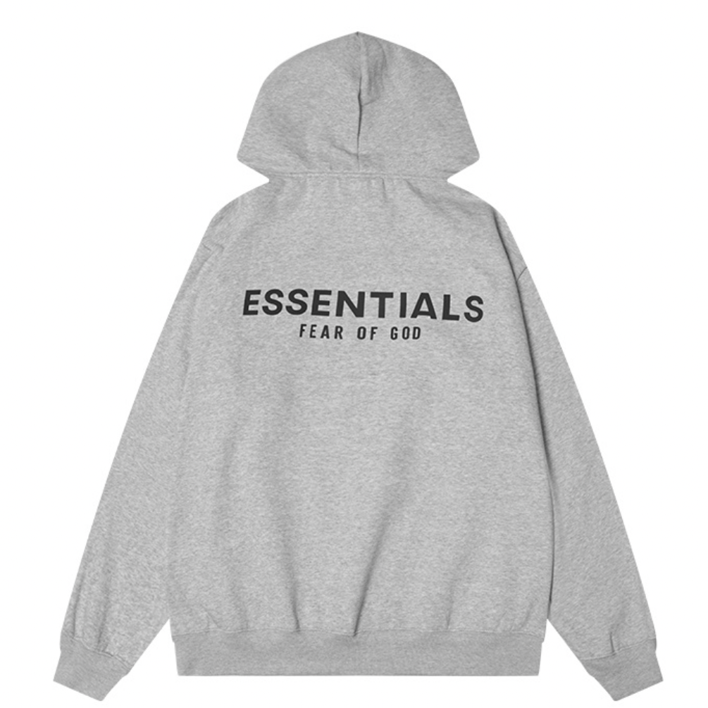 Light grey Essential Fear of God hoodie