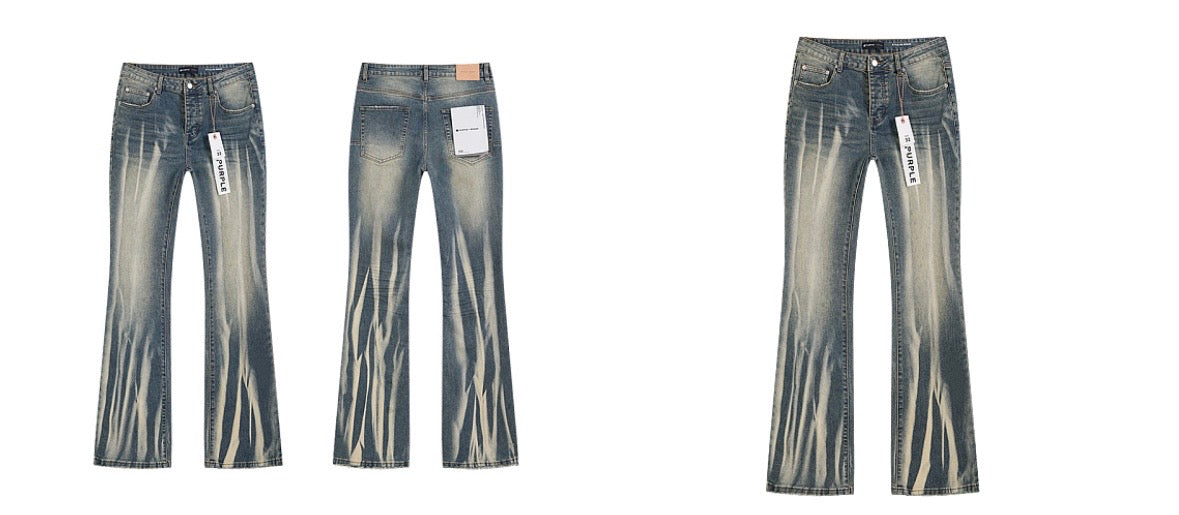 Purple fire blue jeans
