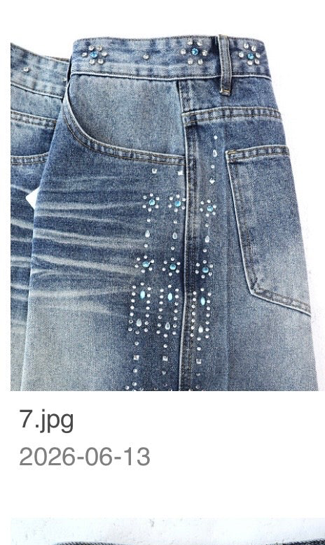 Valley blue jean shorts